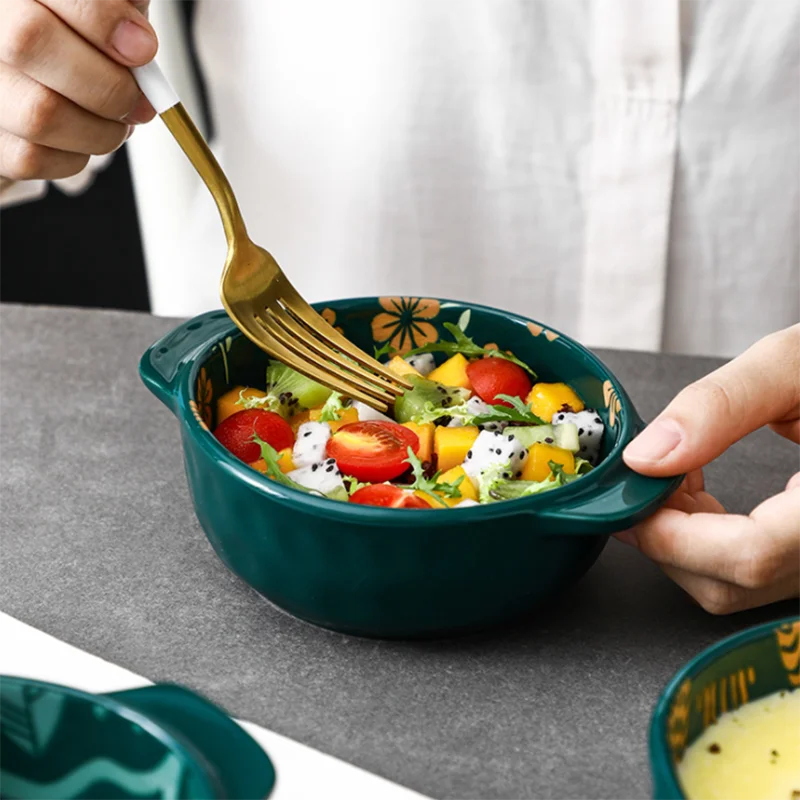 Кухня выпечки форма миска Керамика посуда печь мини кастрюля водостойкий