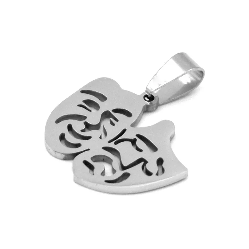 

Stainless Steel Pendant Creative Face Modeling Pendant for fashion woman DIY necklace Jewelry Making Accessories