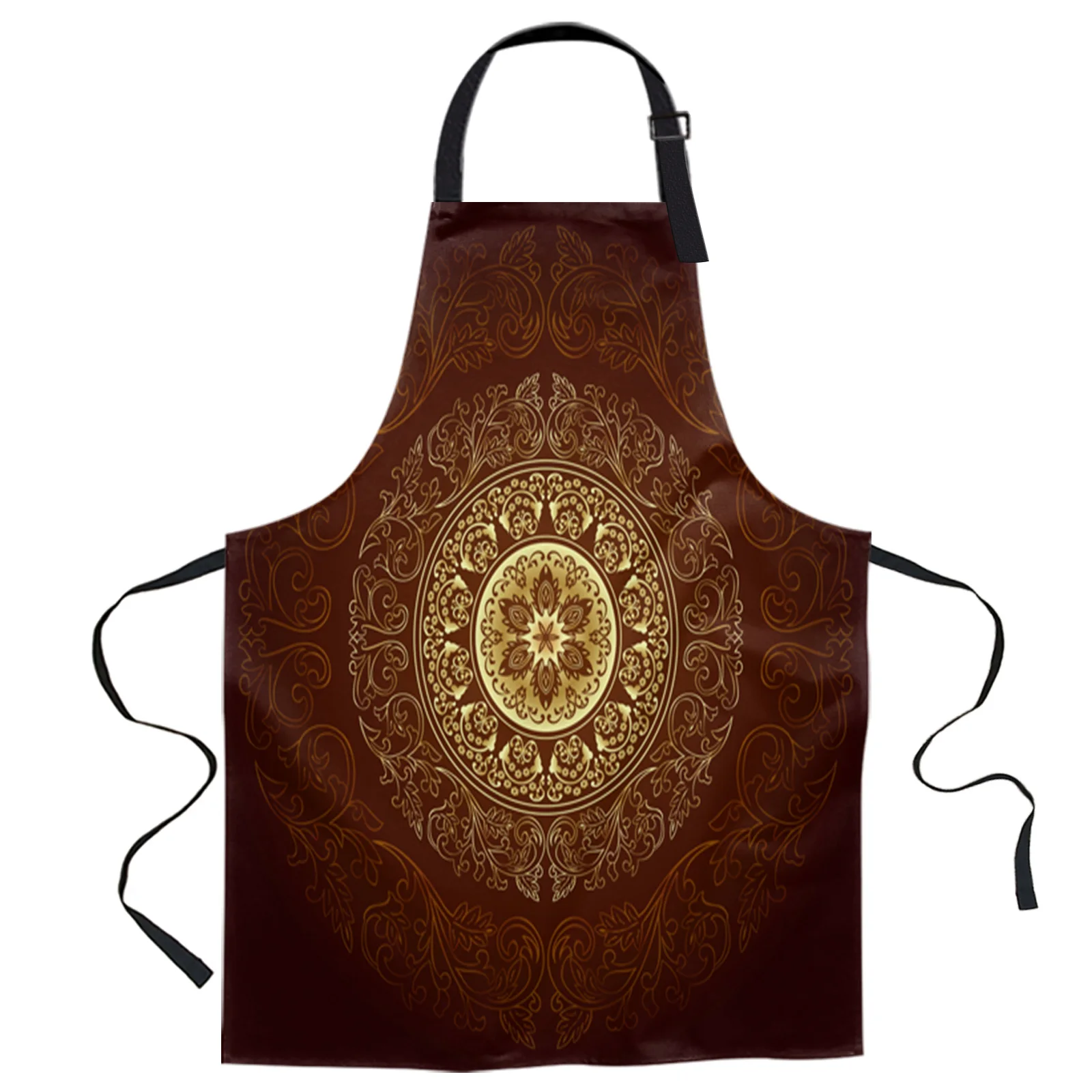 В европейском стиле ретро передник в цветочек для женщин мужчин и детей