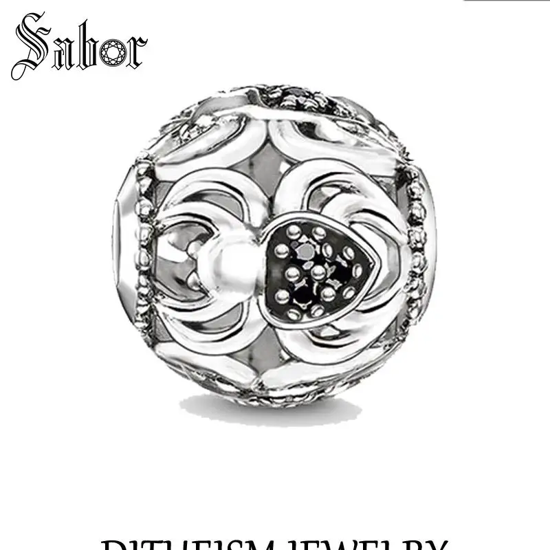 Томас DIY бусы паук очарование 2020 новый серебряный цвет ювелирные изделия подарок