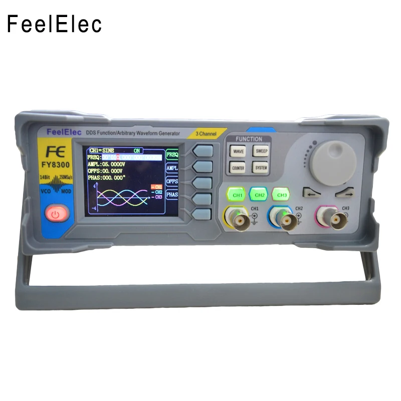 FeelElec продукт FY8300-10Mhz полностью числовое управление три+ четыре канала функция/произвольный генератор сигналов