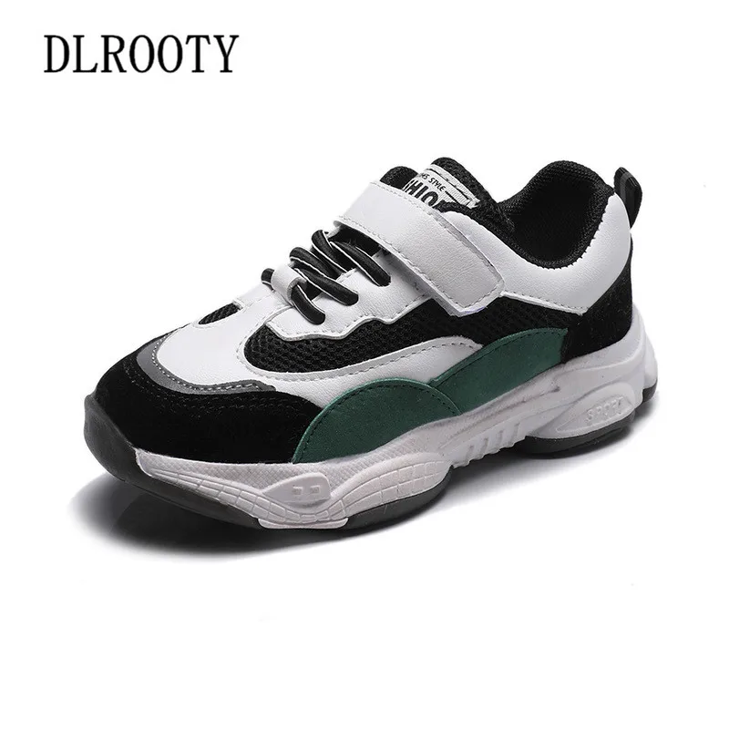 New Sport Children Shoes Kids Boys Sneakers Spring Autumn Net Casual Hook & Loop Casual Girls Shoes Running Shoe For Kids