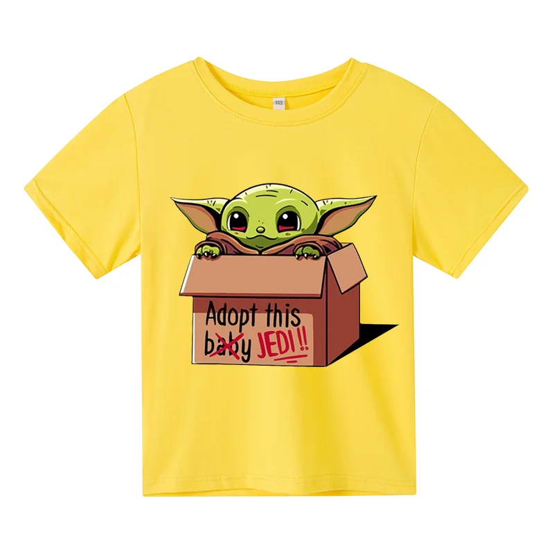 

Summer Boys And Girls Plus Size T-Shirt Fashion Round Neck Short Sleeve Breathable FabricFun Cartoon Printing Youth Clothing