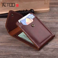aetoo leather drivers license leather cover male head leather driving license cover female hand made retro mad horse leather