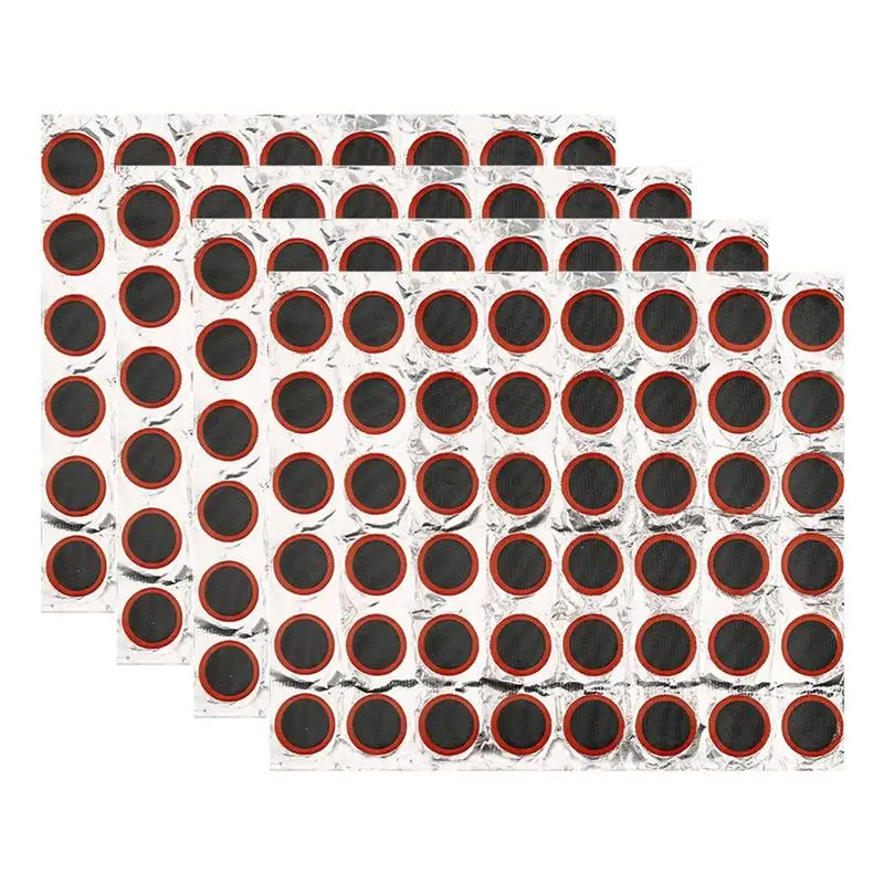 

4 шт., резиновые накладки для ремонта велосипедных шин, без клея