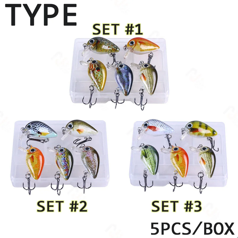 FLYSAND кренкбейты милый набор микро жесткая приманка Ультралегкая рыболовная