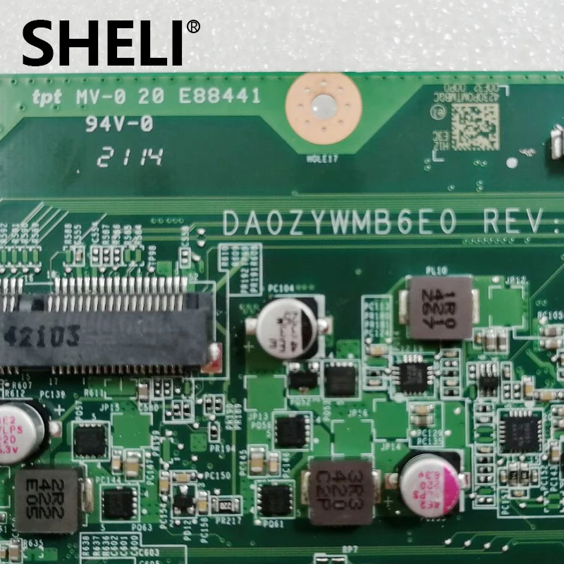 SHELI для Acer Aspire E5-711 E5-711G материнская плата ноутбука с I7-4510U CPU NBMNW11003 NB.MNW11.003 DA0ZYWMB6E0 DDR3L