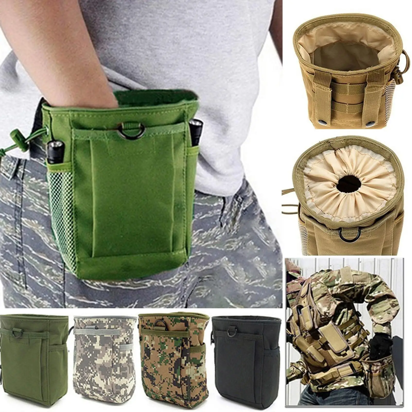 

Men Outdoor Tactical Bag Outdoor Military Waist Fanny Pack Mobile Phone Pouch Belt Waist Bag Gear Bag Gadget