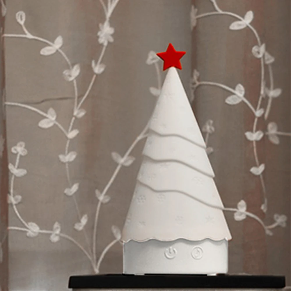 

Cute Christmas Tree Silicone LED Lamp Night Light Multicolor Touch Sensor Tap Control Best Gift for Children Baby Kids Light