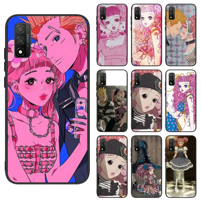 

Anime paradise kiss miwako Phone Case For Samsung A01 A10 A02 A20 A31 A40 A50 S A52 A51 A70 A71 A80 A91 Cover Fundas Coque