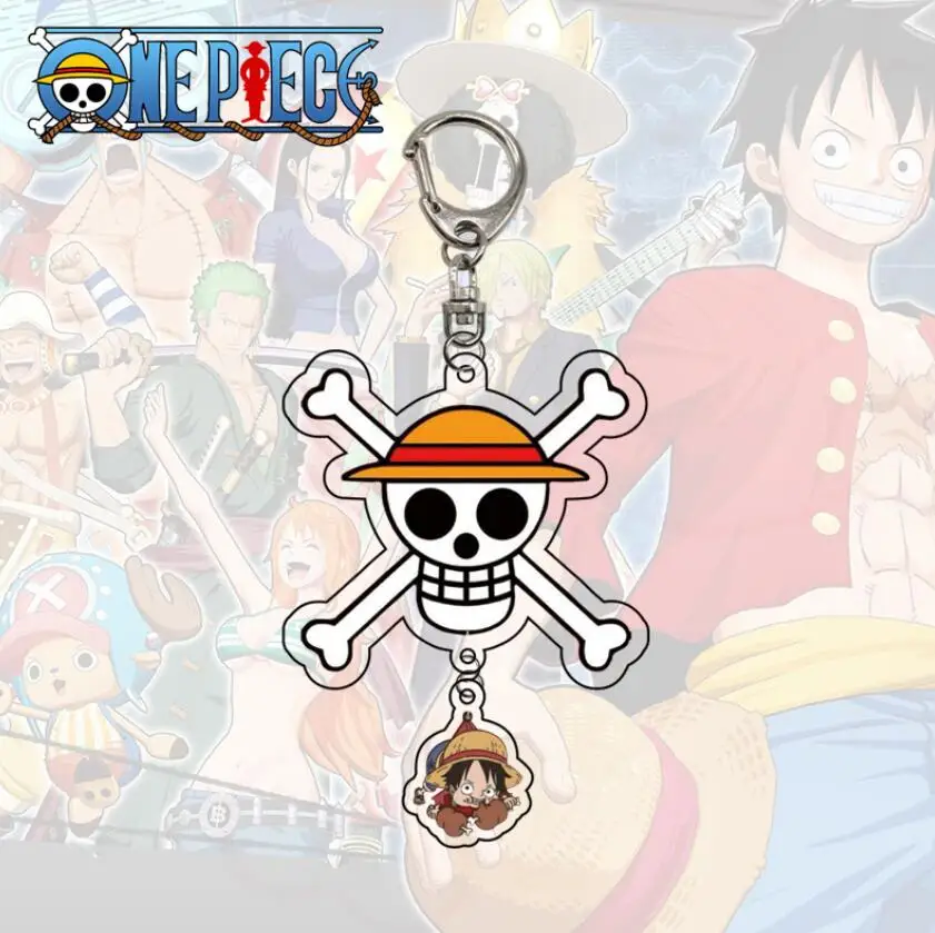 Аниме Sanji Chooper Luffy закон акриловая фигурка кулон брелок для ключей Коллекционная