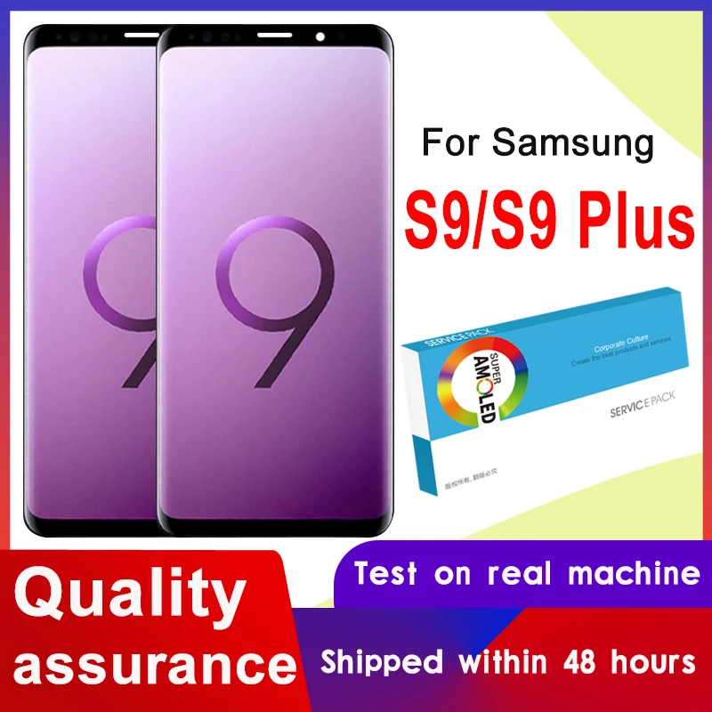 100% Оригинальный Super AMOLED дисплей для SAMSUNG Galaxy S9 ЖК сенсорный экран дигитайзер Plus G960