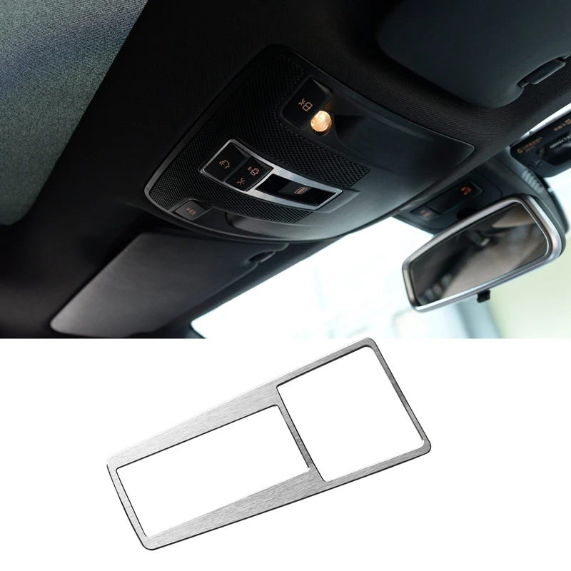 

Car Roof Reading Lamp Switch Frame Decoration Sticker Trim Auto Dome Light Decals for Mercedes Benz CLA 260 GLA 200
