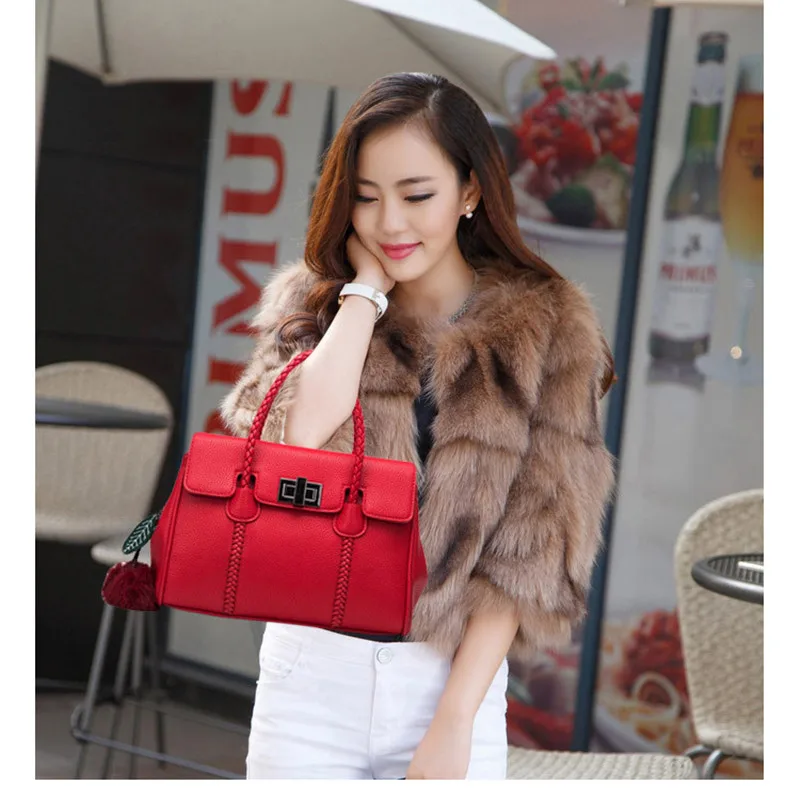 ZKW классическая женская сумка из натуральной кожи lychee через плечо модная