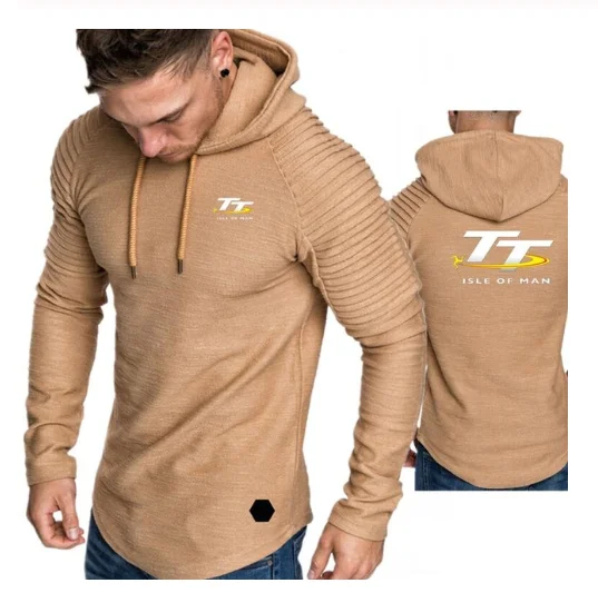 

2020NEW Isle Of Man TT Print Men's Hoodies Autumn Coat Male Hoodies winter thick fleece Men Hip Hop Street wear Sweatshirts