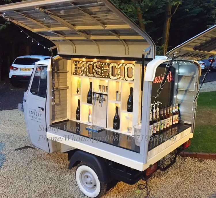 Машина Piaggio Vespa грузовик для продажи еды кофе гамбургеров | Бытовая техника