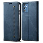 Флип-чехол для Samsung M52 5G 2021, чехол-книжка с магнитной кожаной текстурой для Samsung Galaxy M52 Case M22 M12 M32 Funda