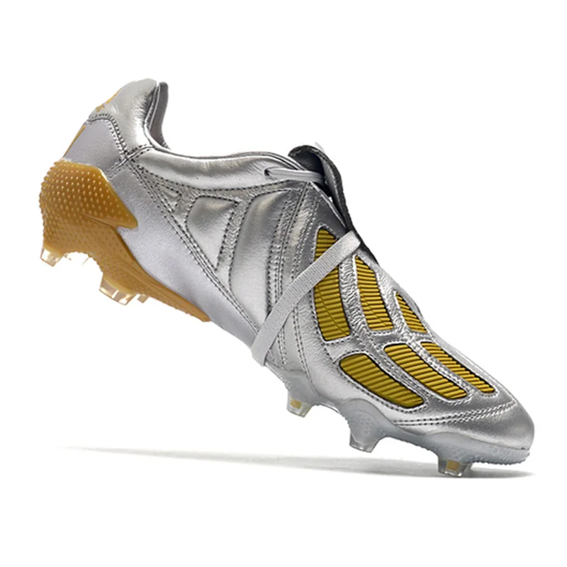 

H2-LJ09 Best Selling Men's Classic Football Boots Low Ankle Lace Up Studs FG Soccer Shoes