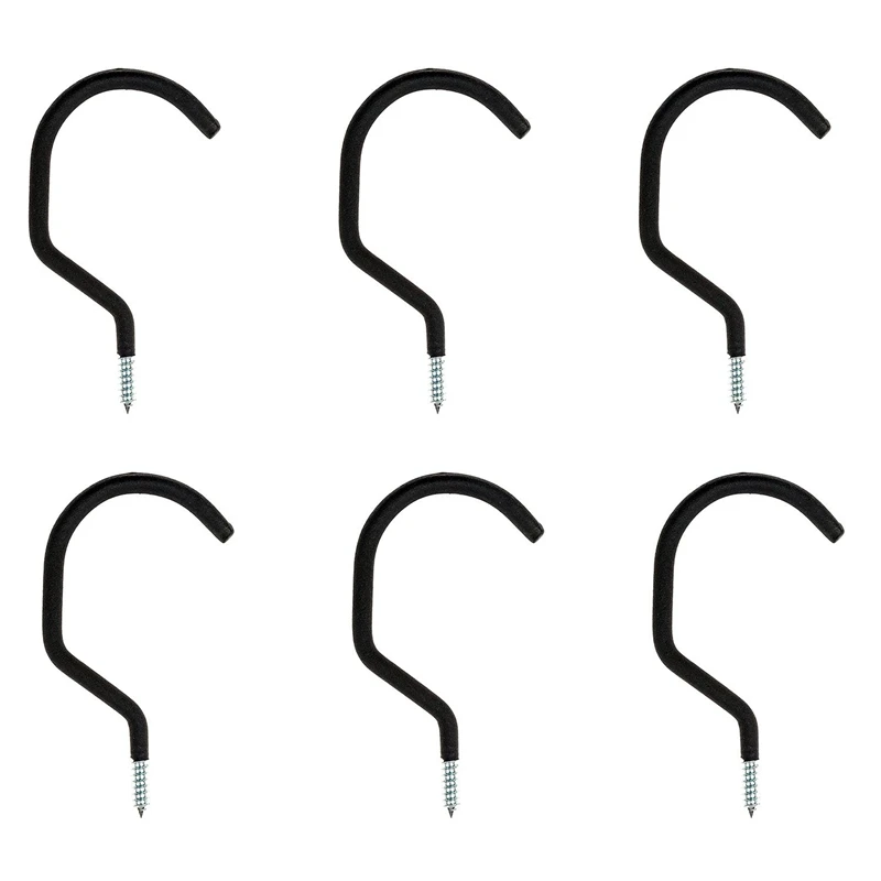 6 шт./компл. крючки для хранения велосипедов сверхмощная настенная вешалка