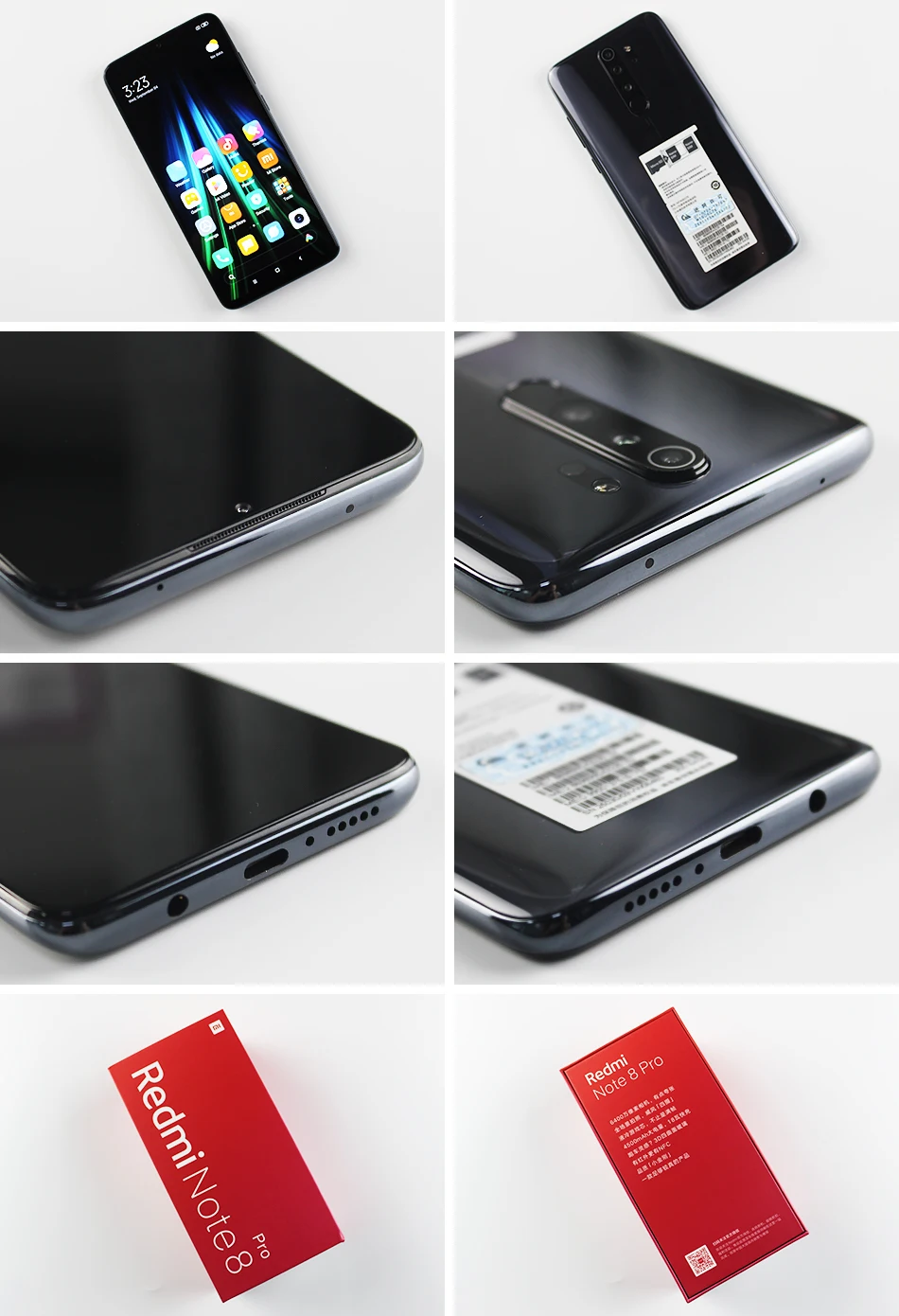 Xiaomi Redmi Note 8 Pro, 6 ГБ, 64 ГБ, 64 мп, четырехъядерный смартфон с задней камерой MTK Helio G90T, четыре ядра, аккумулятор 4500 мАч, NFC, 6,53 дюйма, версия CN