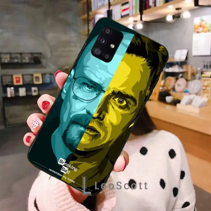 

Heisenberg Breaking Bad Phone Case For Samsung A50 A51 A71 A20E A20S S10 S20 S21 S30 Plus ultra 5G M11