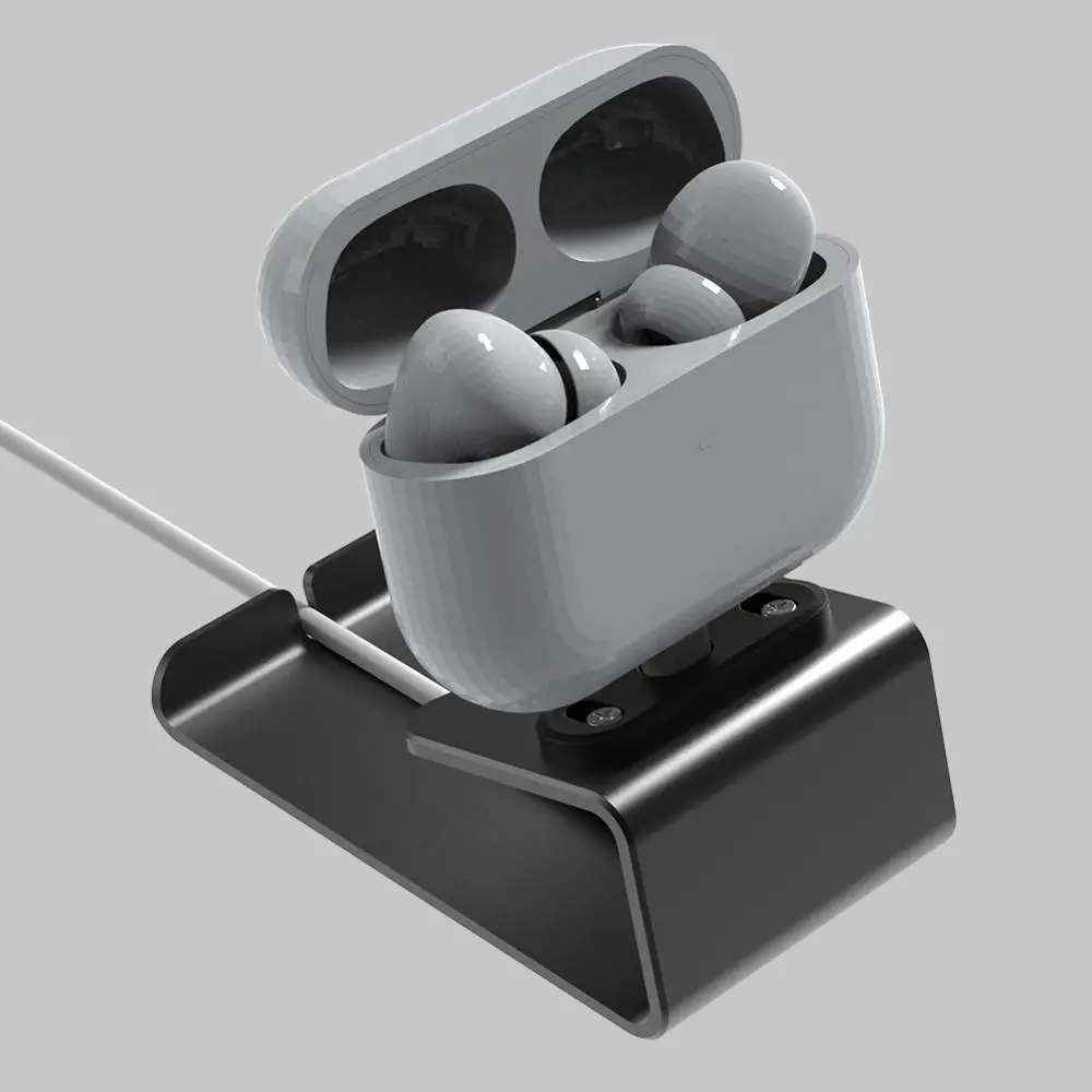 Алюминиевая Подставка для зарядки Airpods 2 Pro Mini настольная зарядная док-станция