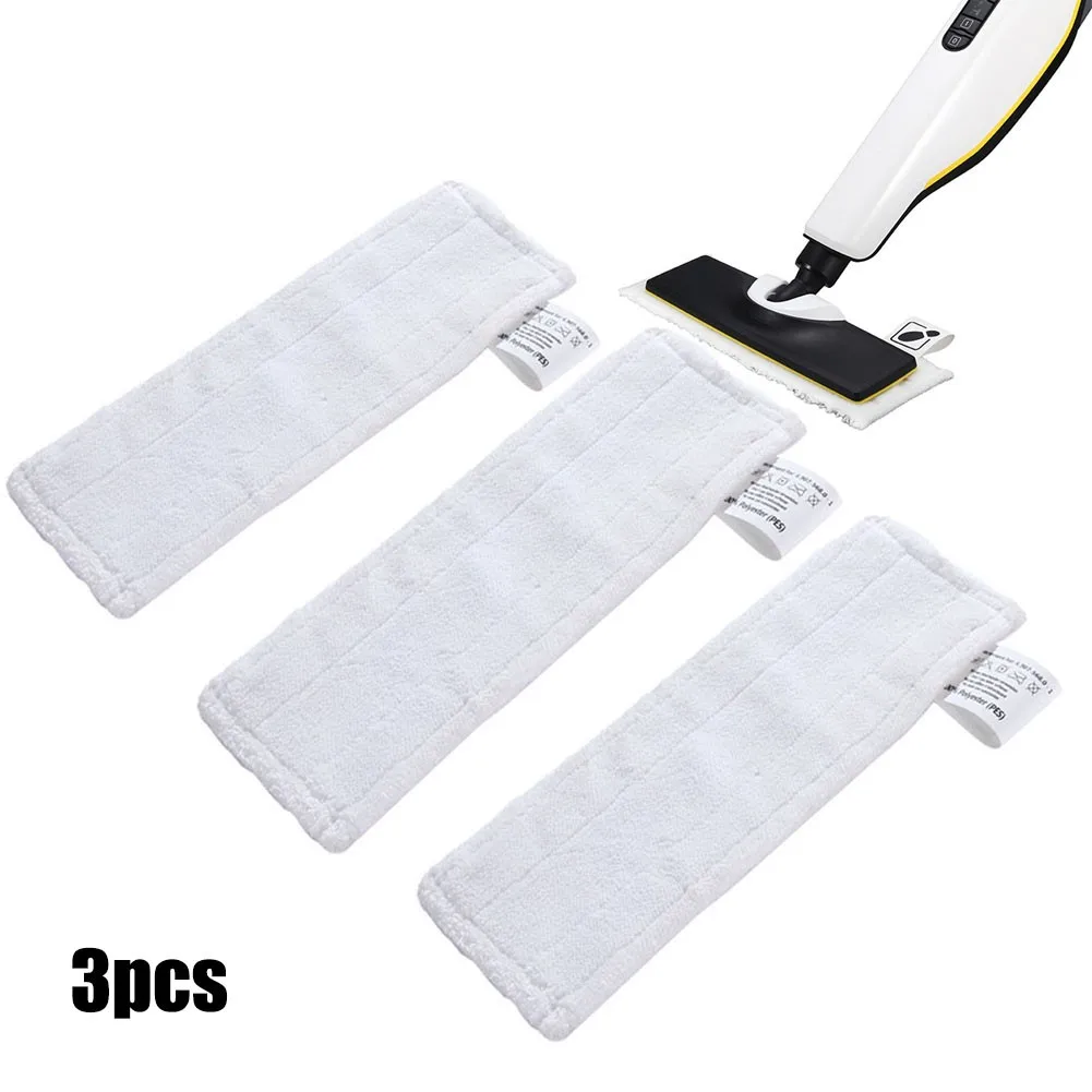 

3PCS Steam Cleaner Floor Cloth Pads For Karcher Easyfix SC1 SC2 SC3 SC4 SC5 Cleaner Mop Cloth Pads Practical