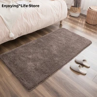 fleece fabric bedroom carpet bathroom anti slip mat home floor mat area rug for living room fur rug