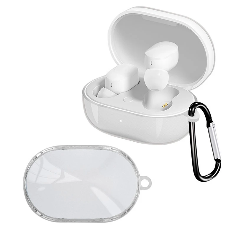 

TPU Case Protective Cover Compatible with Airdots 3 Bluetooth-compatible Earphone Washable Case Protective Sweatproof