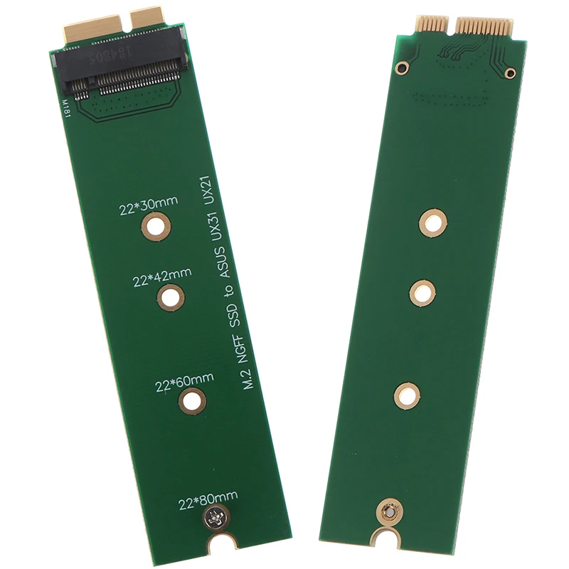 

New 1Pc M.2 NGFF SSD to 18 Pin Extension Adapter Card for UX31 UX21 UX21E UX31A