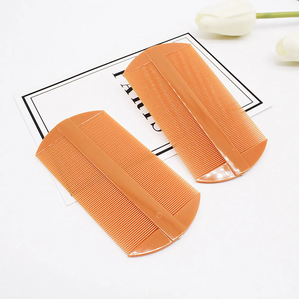 2 шт. двухсторонние расчески для домашних животных пластиковые вши Блоха кошка