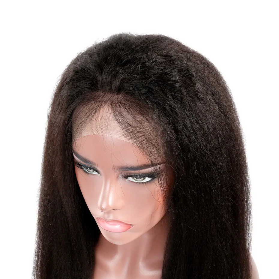 Парики из натуральных волос Stema волнистые прямые 360 26 28 30 дюймов 150% плотности