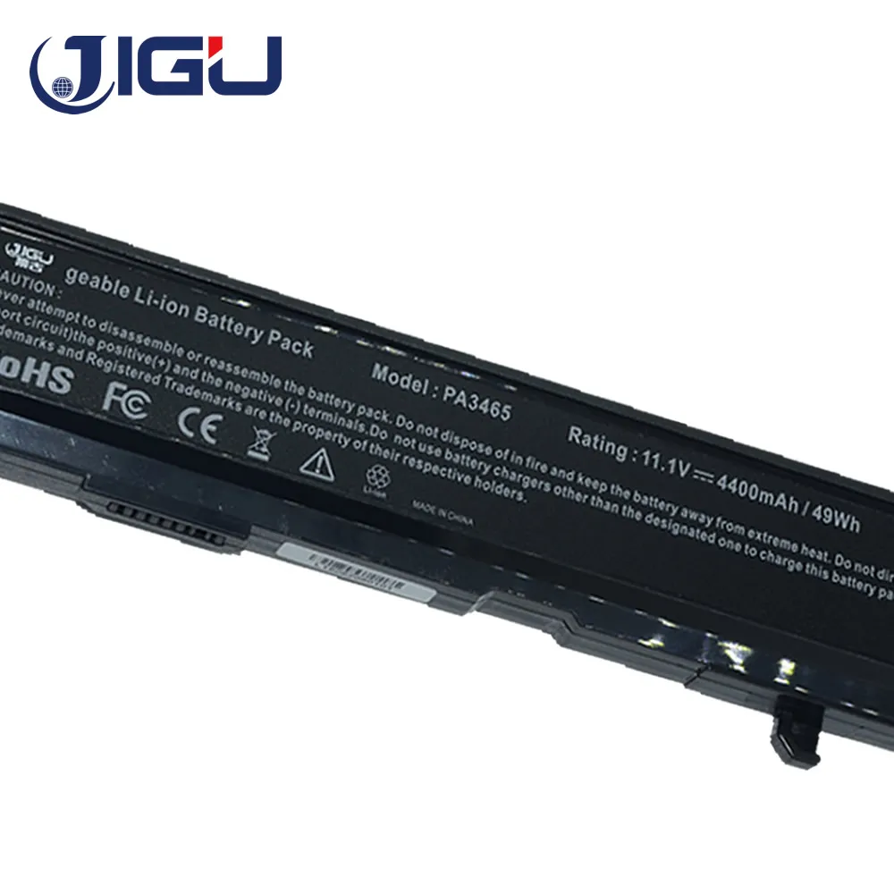 JIGU ноутбука Батарея для ToshibaPA3451U 1BAS спутниковый Pro M45 M70 M115 A100 A105 A110 A135 M105 PA3465U 1BRS