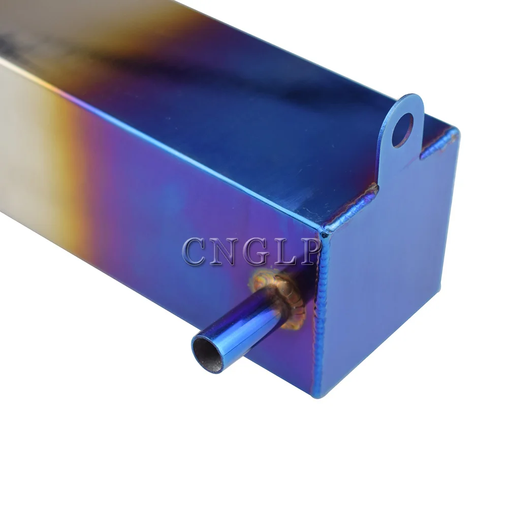 Универсальный радиатор охлаждающая жидкость обожженный синий Алюминиевый