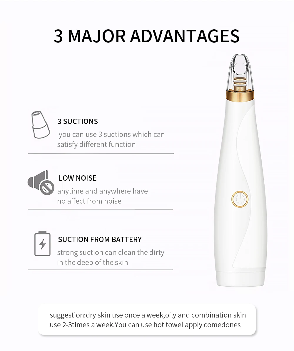 Вакуумный аппарат для удаления черных точек|Устройства чистки лица| |