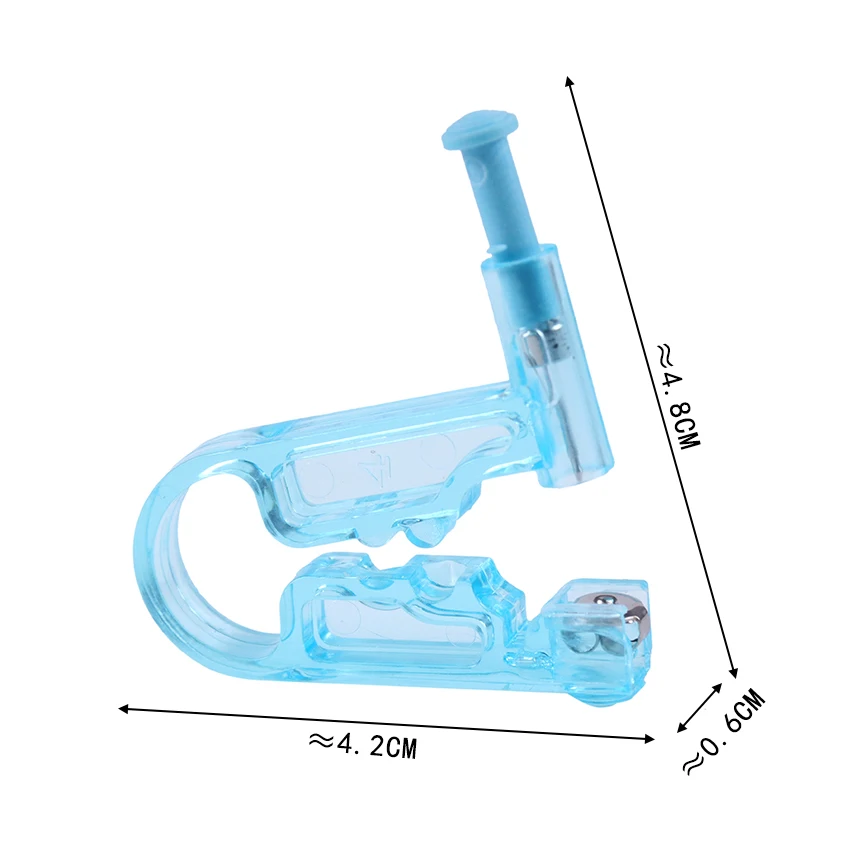 

1PC Portable Disposable Sterile Ear Piercing Unit Cartilage Painless Healthy With Ear Stud Asepsi Ear Piercing Piercer Tool