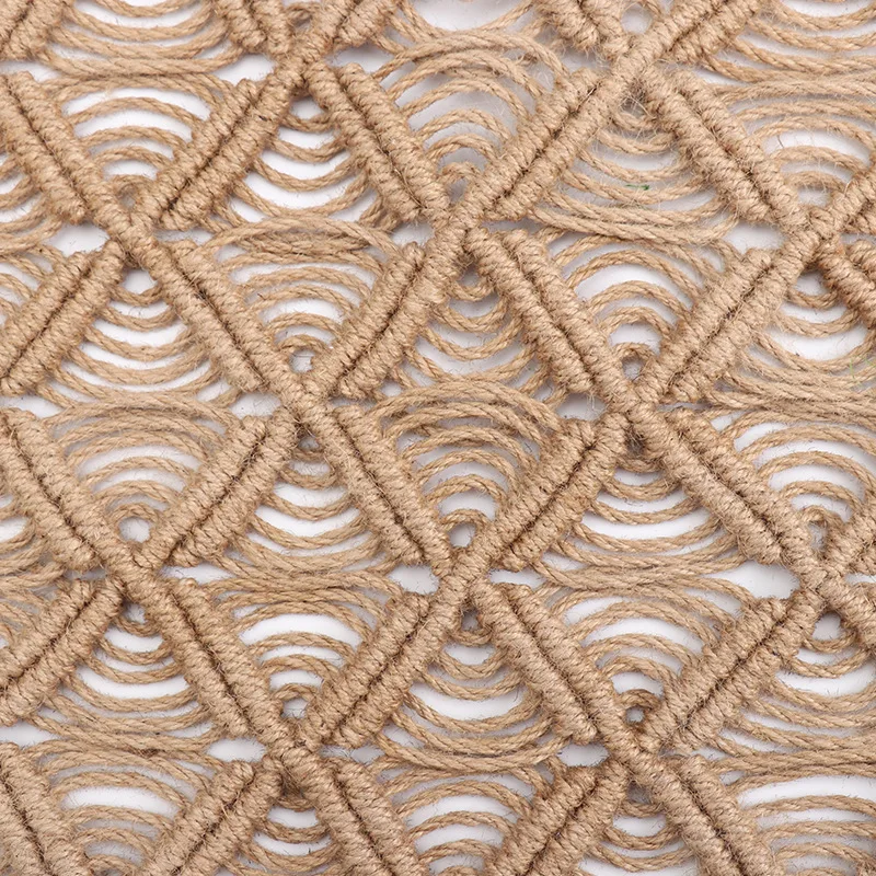 Ручная тканая пеньковая веревка для украшения дома оконная подушка гостиной