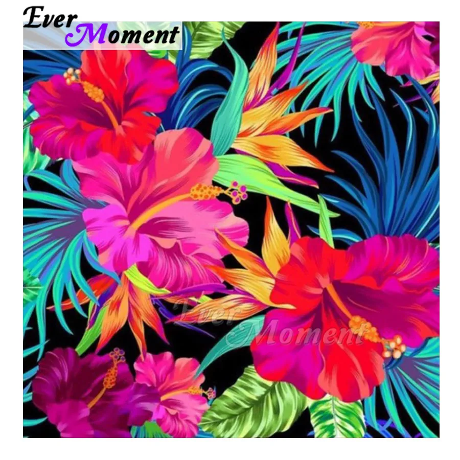 Алмазная 5d-картина с розовыми цветами Ever Instant картина Стразы ручной работы