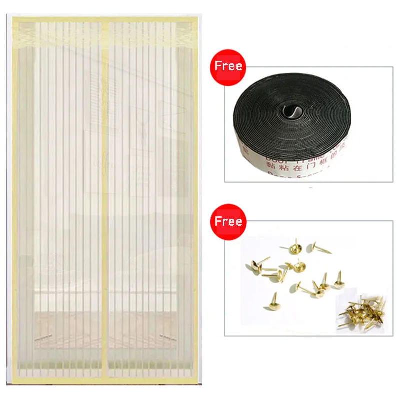 Лето против комаров насекомых муха противомоскитная сетка магнитная