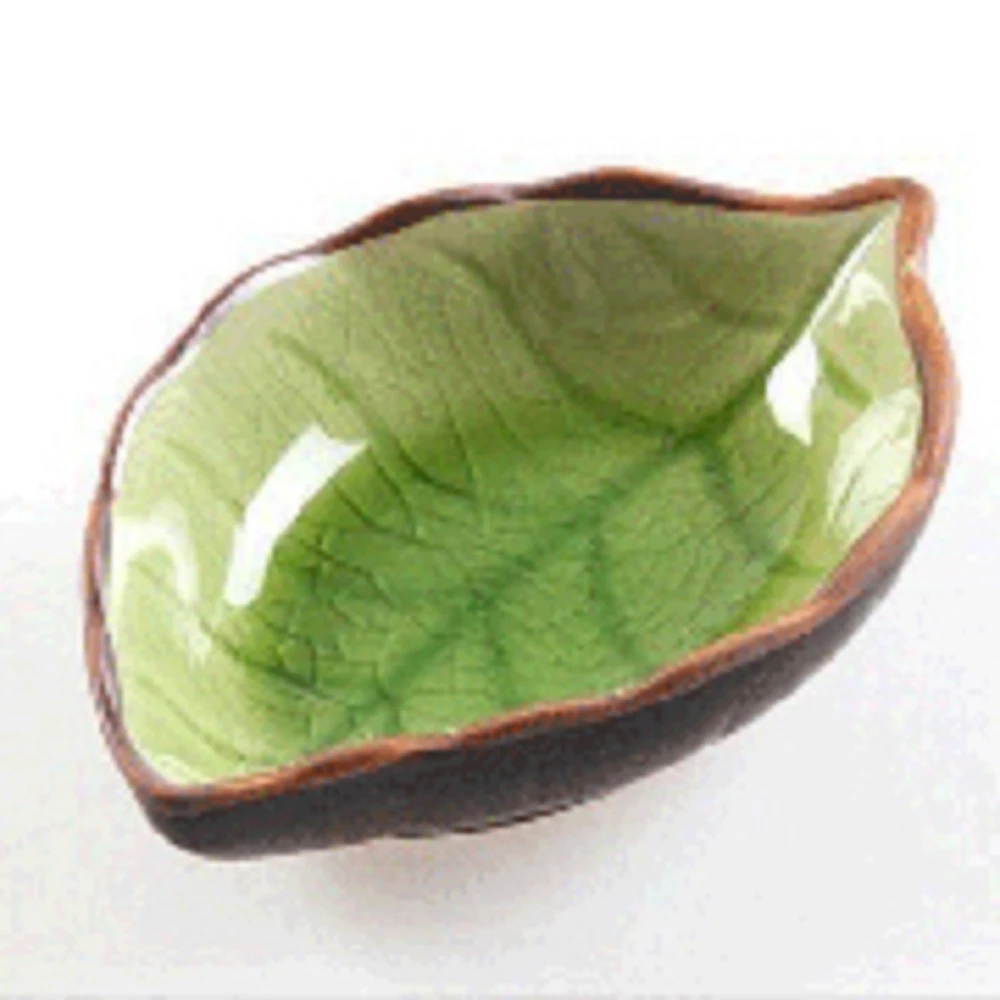 

Creative Leaf Shape Ceramic Dish Japanese Style Creative Kitchen Bowl Ceramics Seasoning Small Dish Ceramic Sauce Vinegar Dishes