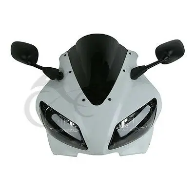 Мотоцикл Белый Неокрашенный ABS Верхний обтекатель Cowl Combo для Yamaha YZFR1 YZF-R1 98-99 |