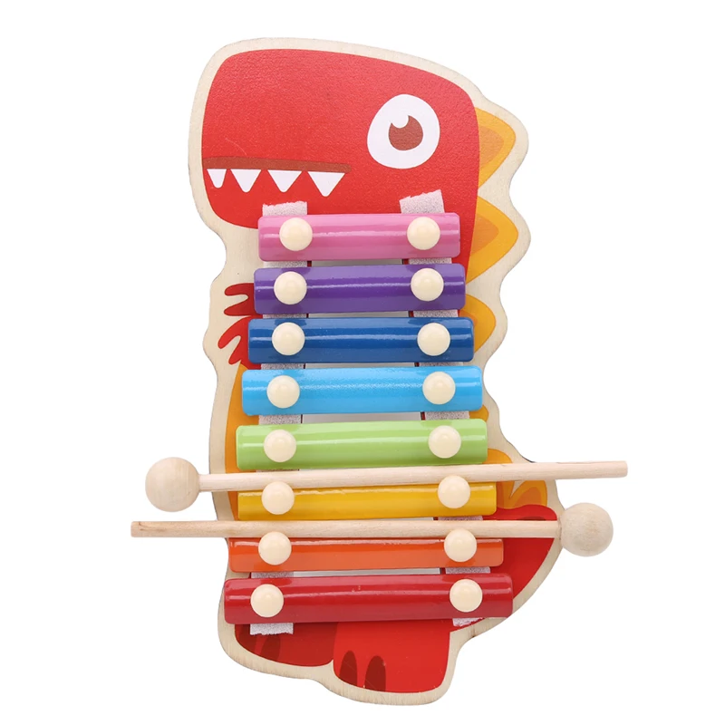 

Hot Octave Children Musical Toys Rainbow Wooden Xylophone Instruments Children Music Instrument Learning & Education Puzzle Toy