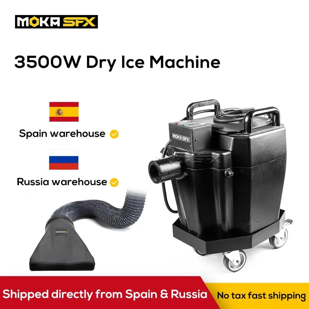 Buy Máquina nebulizadora de suelo bajo para Halloween, máquina de hielo seco de 3500w con salida y Base