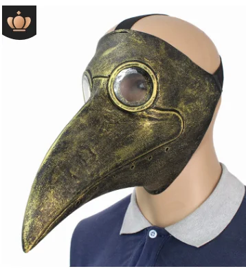 

Halloween horror Latex Mask Masquerade plague doctor Mask Nightclub Party Cosplay Punks mask Costume Carnival a0117