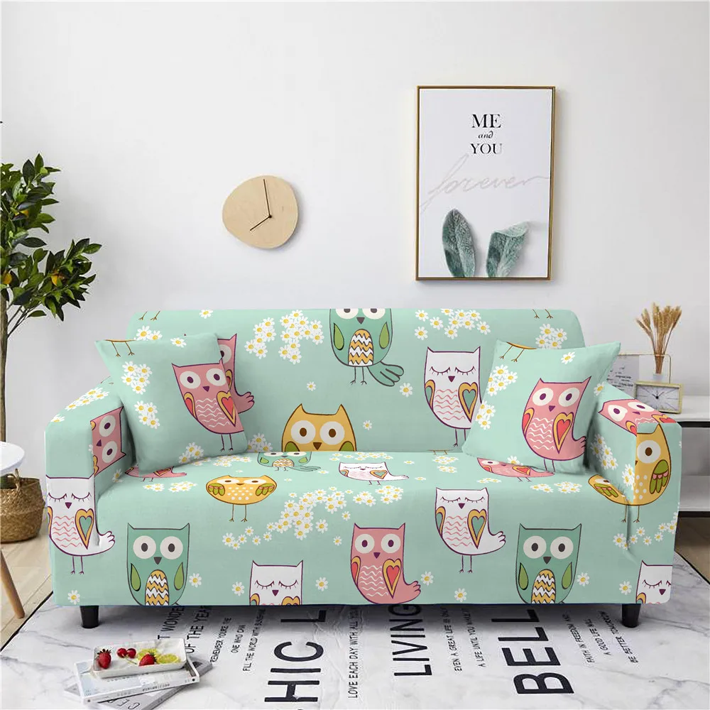 Чехол для дивана с принтом черепа эластичный чехол чехлы гостиной угловой диван