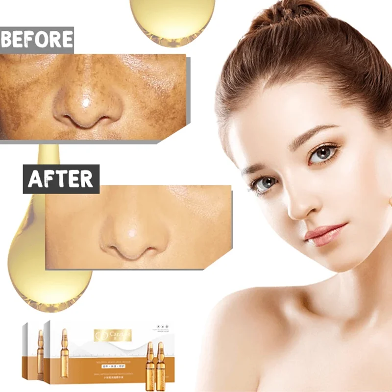 7 шт./компл. Niacinamide антивозрастная Сыворотка для лица отбеливающая эссенция Ampoule