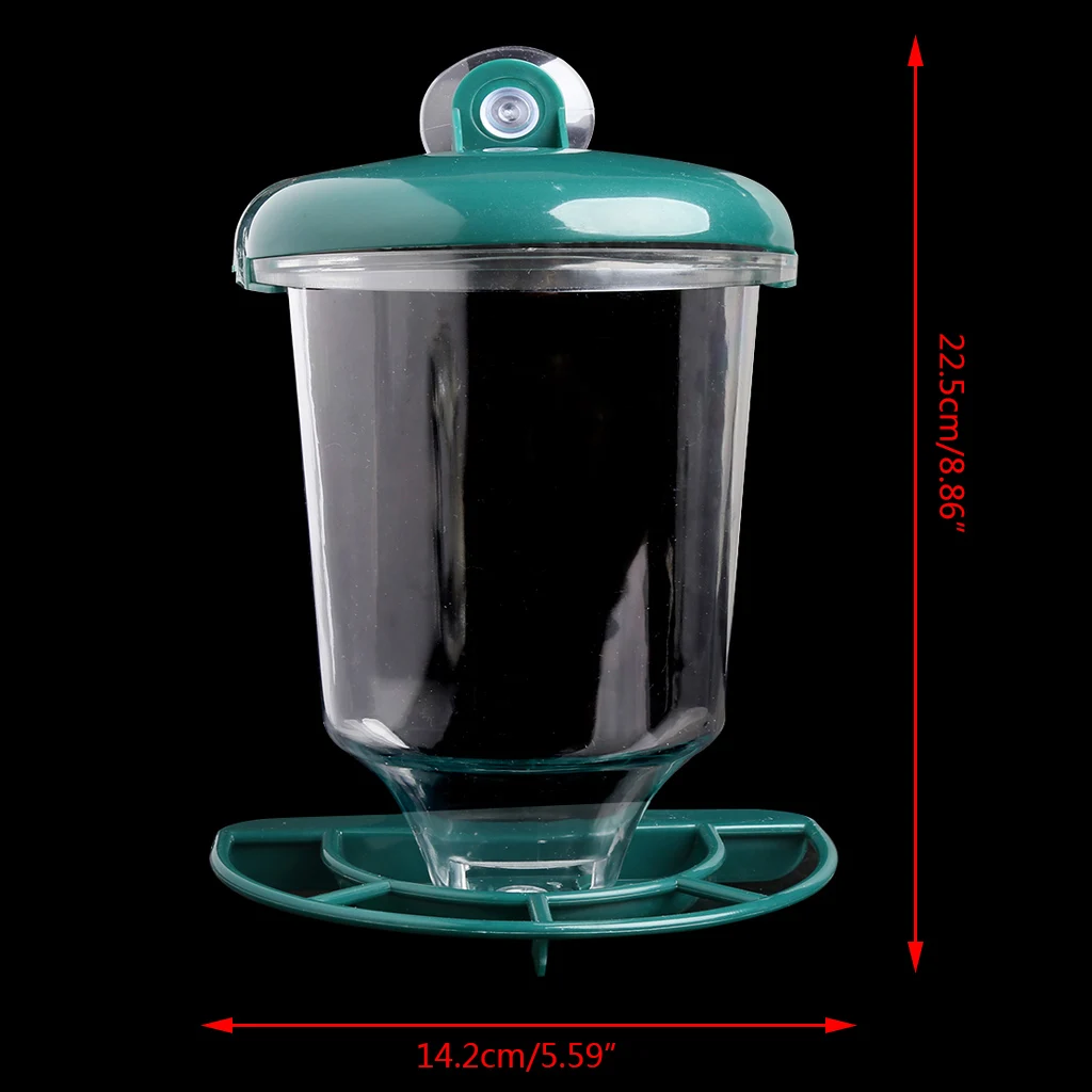 Автоматическая кормушка для диких птиц на присоске 26 _ 30|bird seed feeder|automatic feedingfeeder