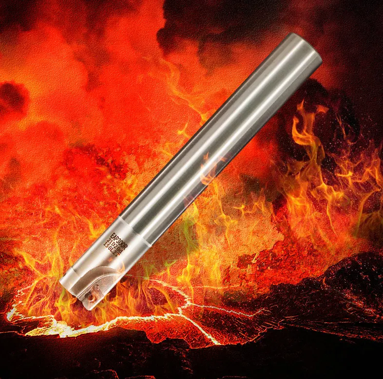 

300R R0.8 Alloy Right Angle Vertical Milling Cutter Rough Milling Cutter Applicable to APMT1135 Blade, Workpiece Plane Machining
