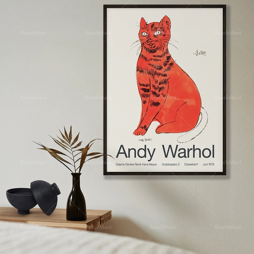 Фото Художественный постер для выставки Andy Warhol №2