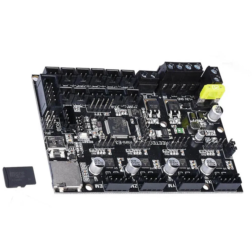 BIQU BIGTREETECH SKR MINi E3 32 битная плата управления встроенная TMC2209 UART RGB Marlin с TFT35 для 3D